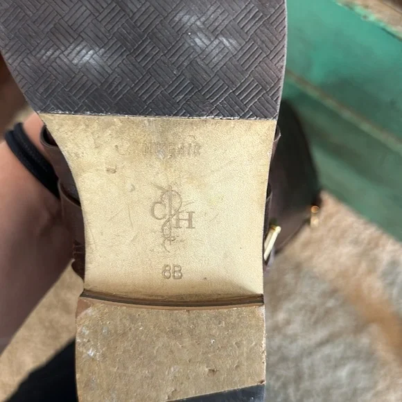 Women’s Cole Haan Petra NikeAir Brown Leather Knee High Riding Boots size 8 - Picture 5 of 5